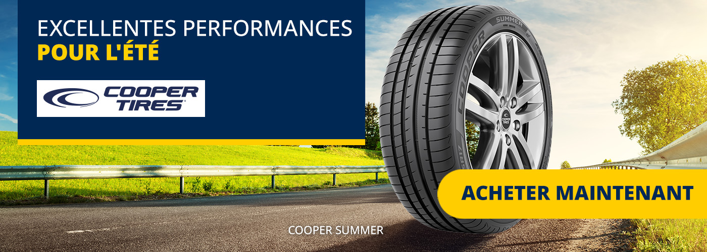Excellentes performances pour l'ete – Cooper Tires – Acheter maintenant