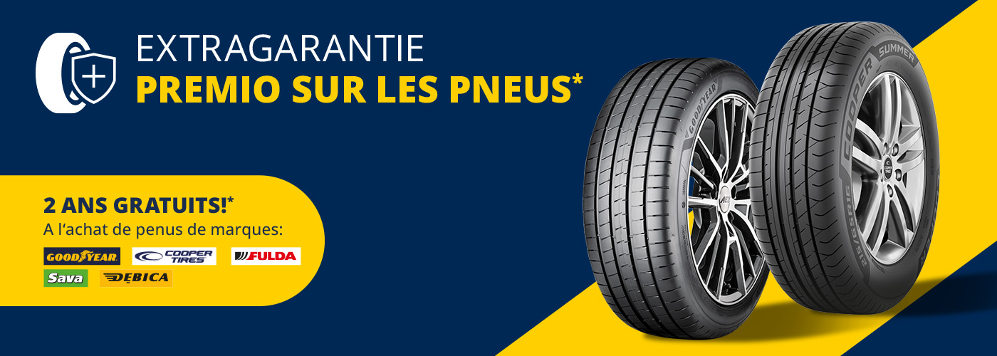 Reifenzusatzgarantie Goodyear,Cooper,Fulda,Sava, Debica