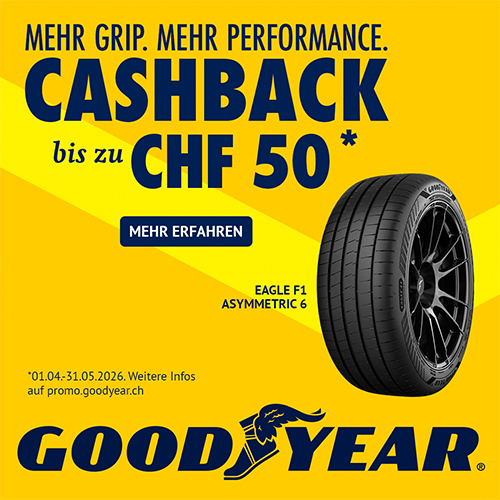 Goodyear Cashback bis zu CHF 50