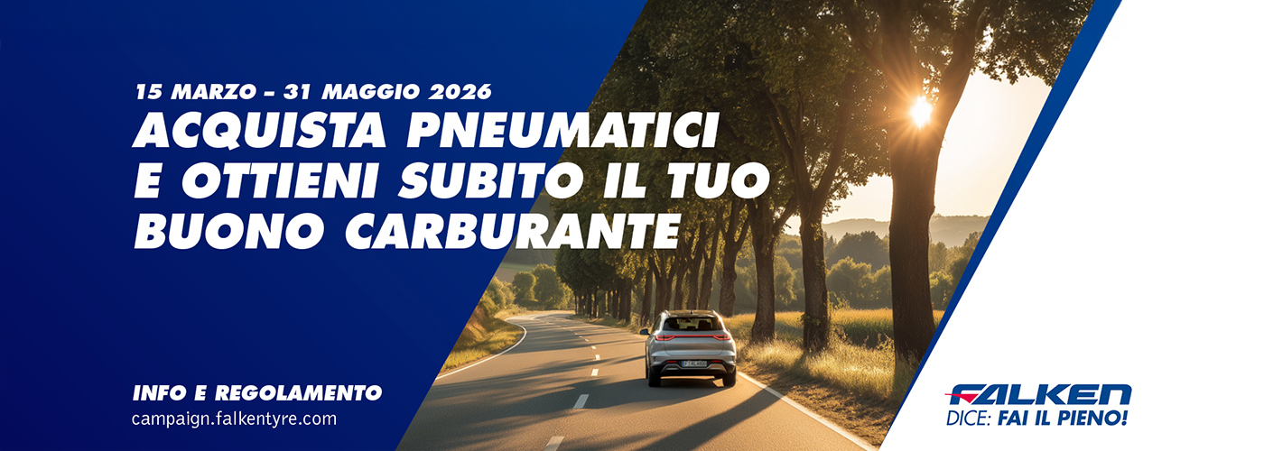 Falken dice: Fai il pieno! - Acquista pneumatici e ottieni subito il tuo buono carburante