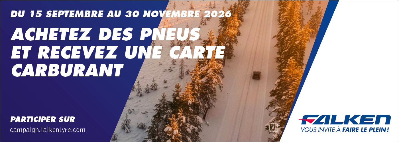 Prime hiver Falken – Achetez un pneu et recevez votre prime