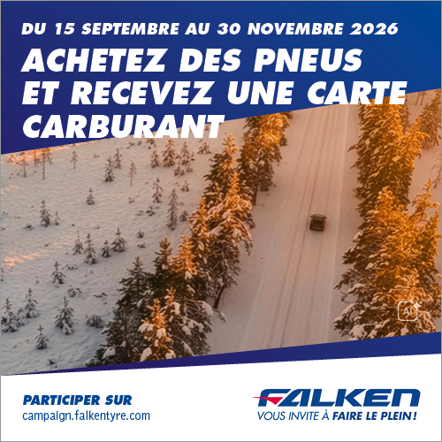 Prime hiver Falken – Achetez un pneu et recevez votre prime