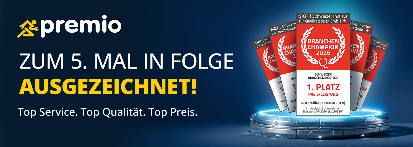 Branchenchampion Preis-leistung Premio Reifen+Autoservice