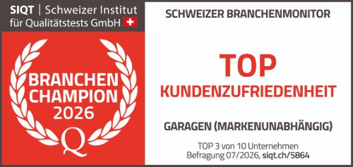 SIQT Siegel Branchen Champions_TOP 3 KUZ Garagen (markenunabhängig) Premio Reifen + Autoservice